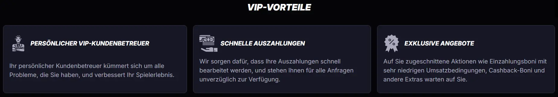 Roibets Casino VIP-Programm